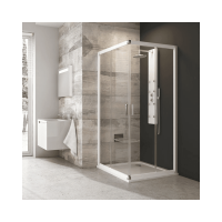 RAVAK Blix BLRV2-90 komplett zuhanykabin, szögletes, krómhatású + Transparent - gepesz.hu